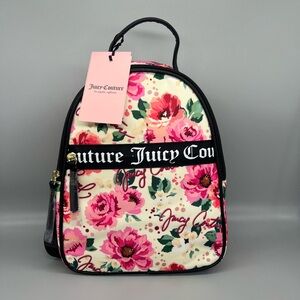 Juicy couture our zips say it all backpack purse